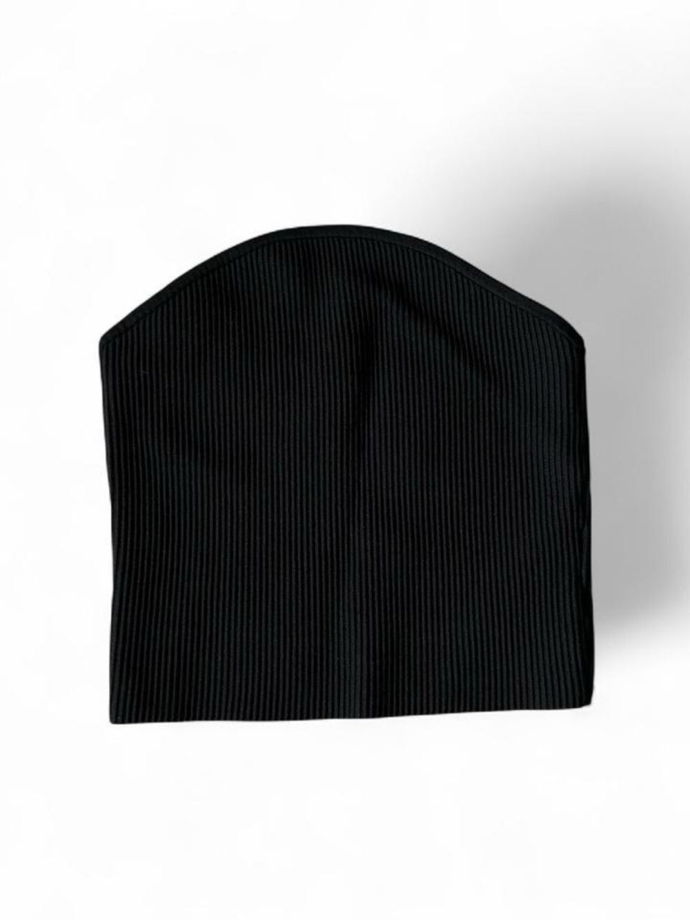 Forever 21 Black Ribbed Tube Top